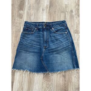 EUC Abercrombie & Fitch Jean Skirt Size 27